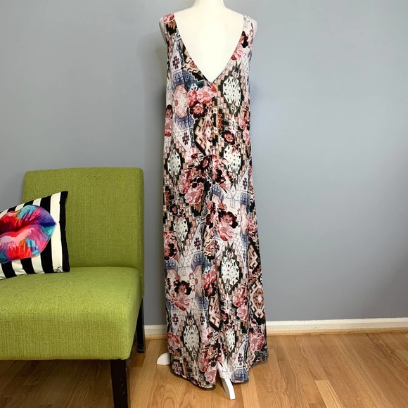 Show Me Your Mumu Kiersten Boho Maxi Dress Girl Tribe Floral Print - Picture 6 of 6